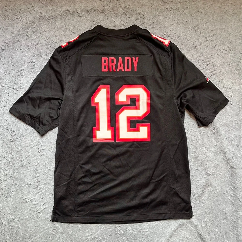 Nike Tom Brady Tampa Bay Buccaneers NFL Jersey Black Mens Large Sportswear